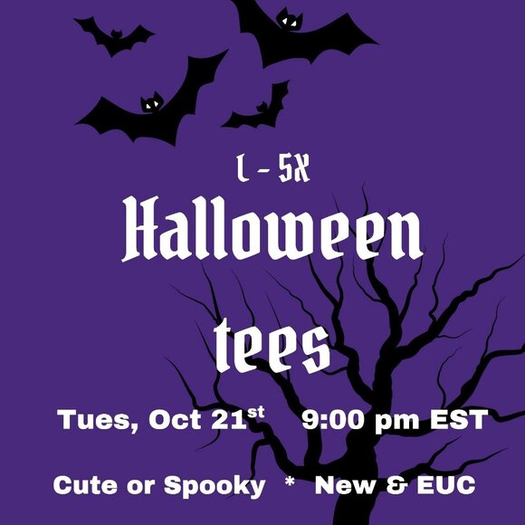 COTTON HALLOWEEN TEES * UNLISTED * PRIZES - Picture 1 of 1